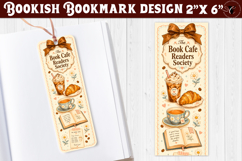 Bookish Bookmark | Book Lover Bookmark design, Reading theme Product Image 1