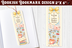 Bookish Bookmark | Book Lover Bookmark design, Reading theme Product Image 1