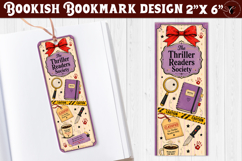 Bookish Bookmark | Book Lover Bookmark design, Reading theme Product Image 1