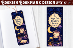 Bookish Bookmark | Book Lover Bookmark design, Reading theme Product Image 1