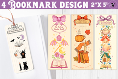 4 Bookish Bookmarks | Book Lover Bookmark designs Product Image 1