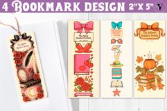 4 Bookish Bookmarks | Book Lover Bookmark designs Product Image 1