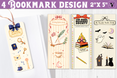 4 Bookish Bookmarks | Book Lover Bookmark designs Product Image 1