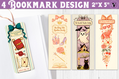 4 Bookish Bookmarks | Book Lover Bookmark designs Product Image 1
