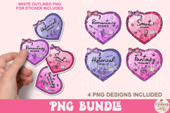 Bookish Heart Frame Png Bundle Product Image 1