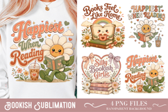 Bookish Sublimation Design, Funny Designs Product Image 1