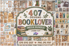 Booklover Mega Bundle Laser Cut | Reading Accessories | CNC Product Image 1