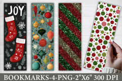 Christmas Printable PNG Bookmarks Product Image 1