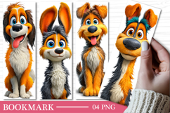 Cute Dog Bookmark Design Funny Dog Bookmark Sublimation Product Image 1