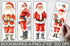 Santa Printable Bookmarks Product Image 1