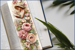 Woman Bookmarks Printable|bookmark designs| young girl Product Image 2