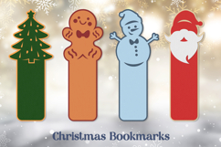 Christmas Bookmarks svg, Layered papercut Christmas Product Image 1