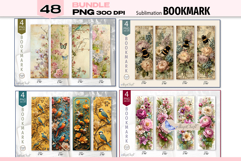 Bookmark flowers png |bookmark designs|flora Bookmark Bundle Product Image 3