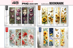 Bookmark flowers png |bookmark designs|flora Bookmark Bundle Product Image 5