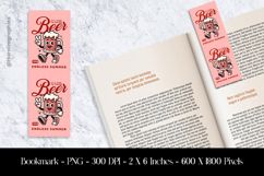 It&#039;s Time To Drink Bookmark Sublimation Design PNG Product Image 1