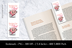 Swipe Up To The Best Bookmark Sublimation Design PNG Product Image 1
