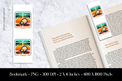 Sunday Funday Recket Bookmark Sublimation Design PNG Product Image 1