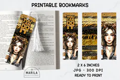 Glamorous Girls Bookmarks | Printable #1 Product Image 1