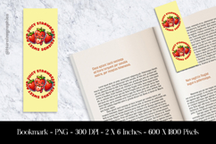 starwberay Juicy And Sweet Friends Bookmark Sublimation Product Image 1