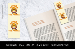 Little Ruler Of The Jungle Bookmark Sublimation Design PNG Product Image 1