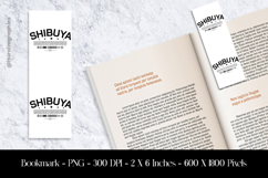 Shibuya Bookmark Sublimation Design PNG Product Image 1