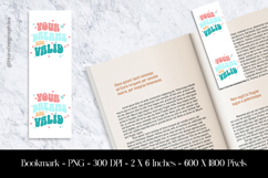 Your Dream Are Valid Bookmark Sublimation Design PNG Product Image 1