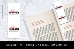 Belive In Yourself Bookmark Sublimation Design PNG Product Image 1
