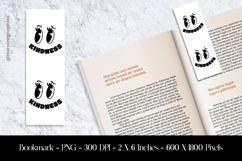 Kindness &amp; smile Face Bookmark Sublimation Design PNG Product Image 1