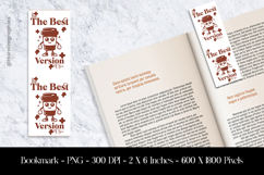 The Best Versions Bookmark Sublimation Design PNG Product Image 1