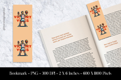 Victory Vibes Sports Bookmark Sublimation Design PNG Product Image 1