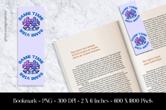 Game Time Game Vibe Bookmark Sublimation Design PNG Product Image 1