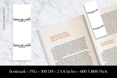 Point Of View World Wide Bookmark Sublimation Design PNG Product Image 1