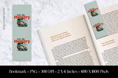 Slow &amp; Hungry Turtle Bookmark Sublimation Design PNG Product Image 1