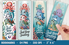 Octopus Bookmark Sublimation Product Image 1