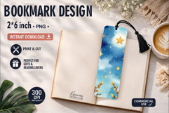 Celestial Printable Bookmark|Easy to Print at Home Product Image 1
