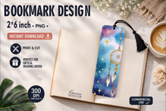 Celestial Printable Bookmark|Easy to Print at Home Product Image 1