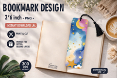 Celestial Printable Bookmark|Easy to Print at Home Product Image 1