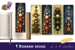 Christmas tree bookmark, winter printable kids book crafts Product Image 1