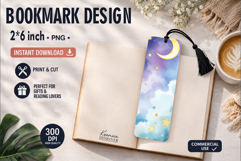 Celestial Printable Bookmark|Easy to Print at Home Product Image 1