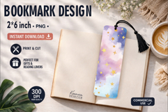 Celestial Printable Bookmark|Easy to Print at Home Product Image 1