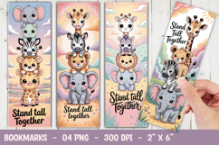Cute Forest Animals Bookmark Sublimation Product Image 1