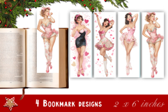Valentines day bookmark printable | Valentine's Day Bookmark Product Image 1