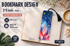 Celestial Printable Bookmark|Easy to Print at Home Product Image 1