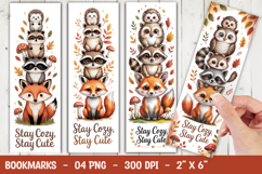 Animal Stack Quote Bookmark Sublimation Product Image 1