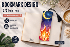 Celestial Printable Bookmark|Easy to Print at Home Product Image 1