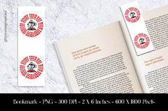 Retro Coffee Cup Enjoy Your Day Bookmark Sublimation Design Product Image 1