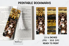 Glamorous Girls Bookmarks | Printable #2 Product Image 1