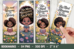 Cute Girl Quote Bookmark Sublimation Product Image 1