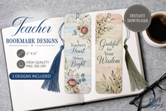 Teacher Bookmark PNG Teacher appreciation Bookmarks Product Image 1