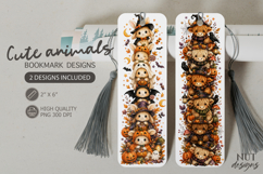 Cute Halloween Animal Magic Halloween Bunny Highland Cow Product Image 1